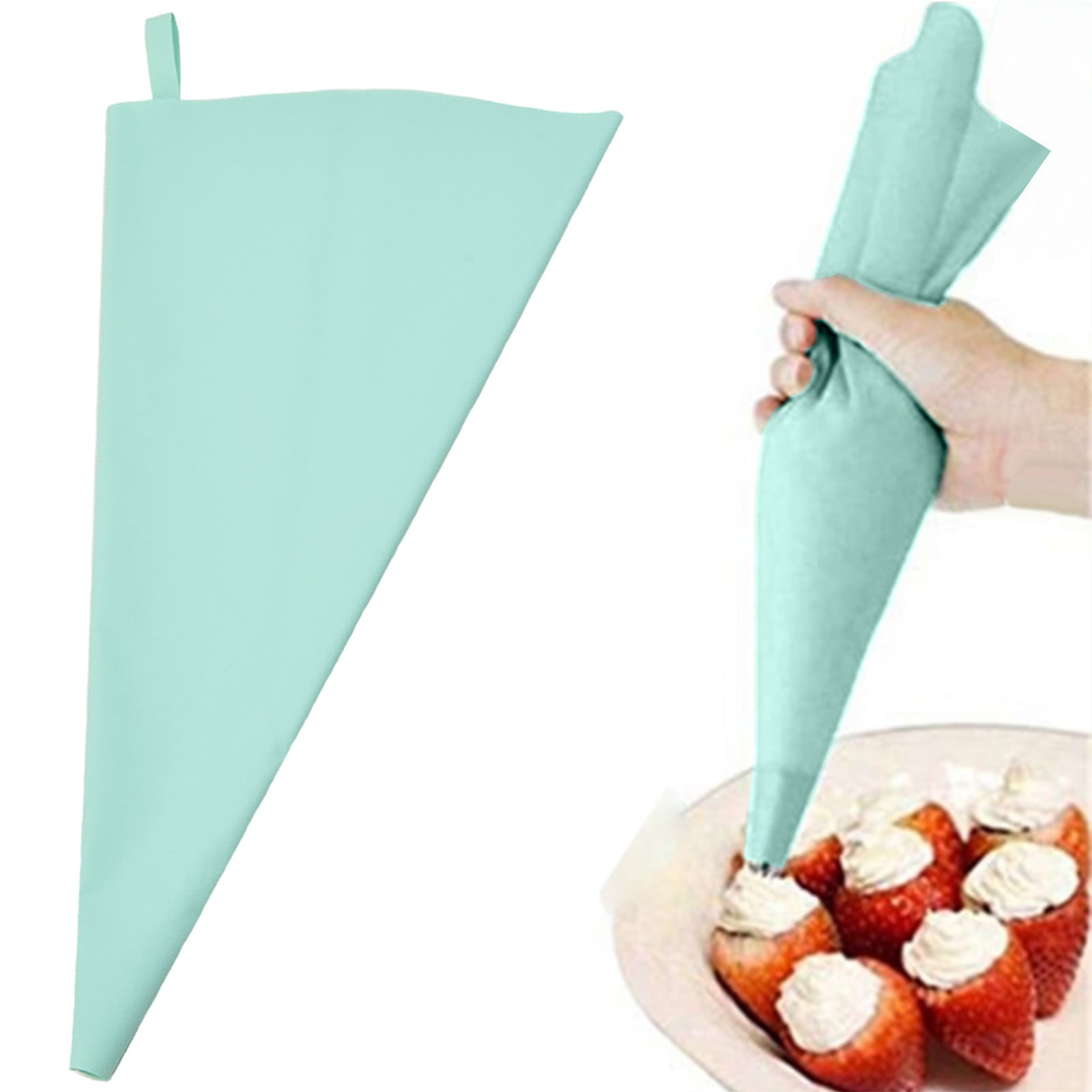 LANNEY Piping Bags and Tips Set 100pcs, 12 Inch Reusable and