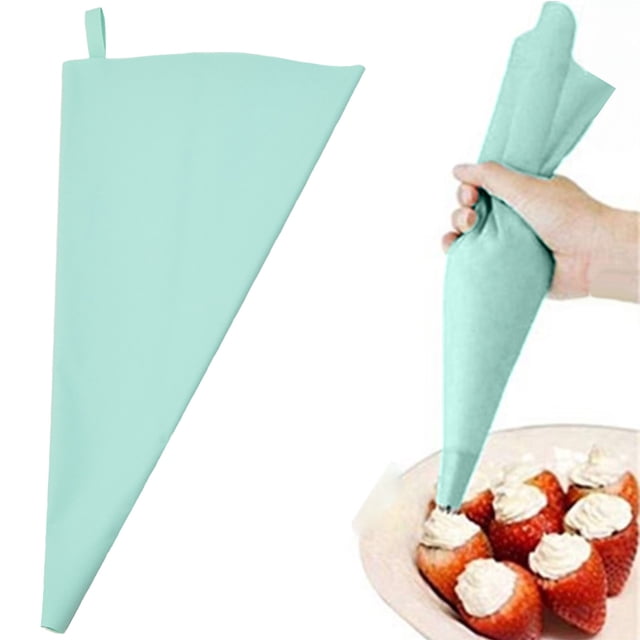 Reusable Icing Bags, Silicone Piping Bags, Large Pastry Bags Cake Decorating Icing Piping Bags, Baking Dessert Piping Bag (Only Include 1 Pcs Piping Bag) 15.94x8.86"