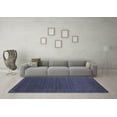 thumbnail image 3 of Ahgly Company Indoor Square Abstract Blue Contemporary Area Rugs, 7' Square, 3 of 4