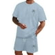 thumbnail image 1 of Playeras De Compresión Para Hombre, Conjunto De Dos Piezas De Camiseta Y Pantalones Cortos De Manga Corta Con Estampado Completo Para Hombre, Camisa Estampada Y Pantalón Corto., 1 of 5