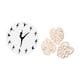thumbnail image 5 of Reloj de pared,Reloj de pared con bailarina,reloj decorativo colgante.,Placa de pared con hojas de palma,Decoración de pared de madera con hojas de palma,Adorno de madera con decoración de, 5 of 8