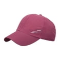 thumbnail image 2 of Only Moment Hot Pink Trucker Cap Baseball Cap Adjustable Size Polyester Classic Cotton Plain Hats Adjustable for Men Women Running Outdoor Activities One Size, 2 of 5