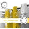 thumbnail image 6 of Yellow Cement Gray Blackout Curtains for Bedroom/Living Room, Thermal Insulated Kitchen Curtains, Modern Abstract Art Yellow Grommet Darkening Window Treatment Drapes 42"x84"x2, 6 of 8