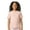Dusty-Rose, variant on Youth Softstyle T-Shirt 60/40 Ring-Spun Cotton/Polyester Short Sleeve Plain Crew Neck Tee (Dusty-Rose, L)