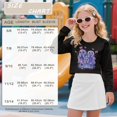 thumbnail image 7 of DISNIMO Girls Cropped Sweatshirt Ghost Butterfly Printed Long Sleeve Crop Tops Pull On Pullover Sweatshirt Crew Neck Cropped Pullover Hoodies, 7 of 7