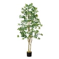 thumbnail image 2 of Nearly Natural Potted Black Olive Artificial Tree - 6' - Green, 2 of 8
