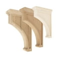 thumbnail image 6 of American Pro Decor 5APD10585 Large Plain Bracket Wood Corbel, 6 of 6