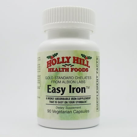 Holly Hill Health Foods, Easy Iron, 90 Vegetarian