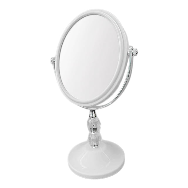 DOLITY 360 degree Rotation Vanity Mirror Decor Personal Mirror Tabletop Mirror Makeup Mirror 17x28CM