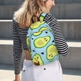 thumbnail image 6 of Sigee Avocado and Hearts for Canvas Large Capacity Laptop Backpack for Men and Women, Travel Backpack, 6 of 8