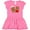 Raspberry with Polka Dots, variant on Inktastic Gingerbread Couple Gift Baby Girl Dress