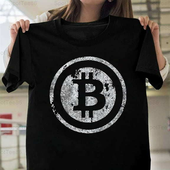 Vintage Bitcoin Cryptocurrency Retro BTC Crypto Trader Graphic V11280 Unisex T-Shirt, Up to Size 5XL