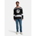 thumbnail image 2 of Disney's The Nightmare Before Christmas Men's & Big Men's Jack Skellington Hockey Jersey, Sizes XS-3XL, 2 of 5