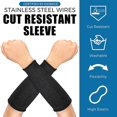 thumbnail image 4 of Pares de fundas protectoras ZHAOCHENG para brazos resistentes a cortes nivel 5 Negro, 4 of 5