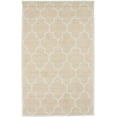 thumbnail image 1 of Beige Trellis  5X8 Hand-Tufted Modern Rug, 1 of 11