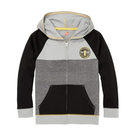 Fleece Graphic Zip Up Hooded Sweatshirt (Little Boys & Big Boys)