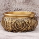 thumbnail image 1 of Brass relief double fish treasure basin home office decoration gift metal craft pure copper large ornament wholesale, 1 of 2