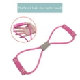 thumbnail image 3 of Unique Bargains 8-Shaped Resistance Band, Figure 8 Exercise Bands, 8 Word Elastic, Expander Elastic Muscle Training for Women Men for Yoga Gym Pink, 3 of 7