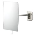 thumbnail image 1 of Minimalist Rectangular Wall Mirror In Brushed Nickel  - Br. Nickel, 1 of 1
