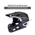 thumbnail image 7 of Full Face Mountain Bike Helmet Full Mountain Bike Full Face Helmet Off Road Cycling Helmet Lightweight High Protection with Adjustable Visor Removable Liner for Downhill Trail Riding, 7 of 7