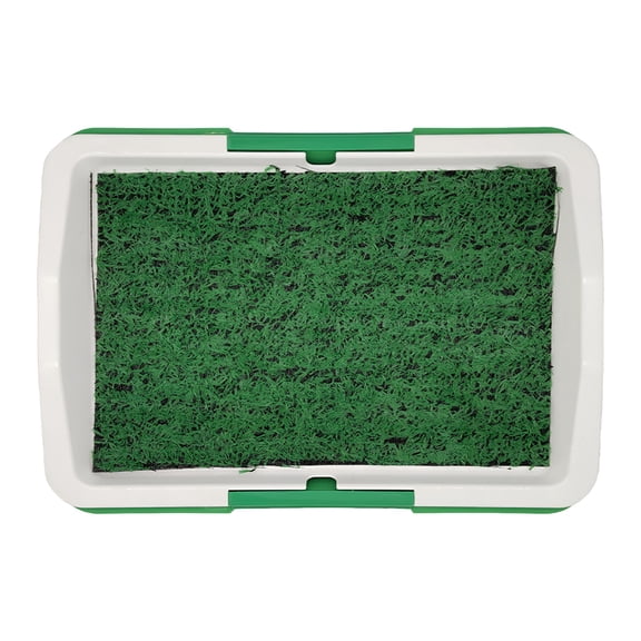 ACDANC Dog Grass Potty Pet Pee Pad, Portable Reusable Dog Training Potty Tray with Artificial Grass