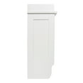 thumbnail image 5 of Open Box Redmon Contemporary Country Floating Wooden Wall Shelf with Towel Bar, 5 of 5