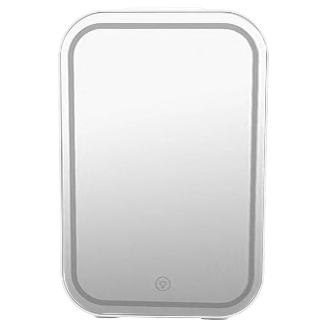 0 To 65 Degrees Celsius Ool And Heat Mini Fridge, 8L Portable Beauty Fridges With Dimmable Light, Car DC12v Socket, Lighter Cable, Small Refrigerator For Home Car Makeup