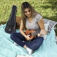 thumbnail image 3 of Best Choice Products 23in Acoustic Electric Concert Sapele Ukulele Starter Kit w/ Gig Bag, Built-in Tuner, Strap, Picks, 3 of 7