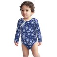 thumbnail image 2 of Xecao Beautiful Snowflake Butterfly Print Baby unisex-baby Cotton Long-sleeve Bodysuits-18 Months, 2 of 6