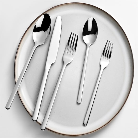 Silverware Set, 20 Piece Flatware Cutlery Set for 4, 18/10 Stainless Steel Silverware Mirror Polished Dishwasher Safe for Home, Restaurant, Wedding, Party