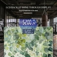 thumbnail image 3 of High Precision Body Weight Scale Smart Bathroom Scales with Large LCD Display(400lbs),Decorative for Bedroom-Watercolor Painting Of Eucalyptus Leaves Hanging, 3 of 4
