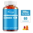 thumbnail image 5 of Gomitas de ashwagandha: relajan, alivian el estrés y la ansiedad, mejoran la calidad del sueño y fortalecen la inmunidad - 60 gomitas, 5 of 5