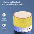 thumbnail image 4 of Bluetooth Speaker Under $5! Yannianjz Small Crack Bluetooth Speaker, Portable Wireless Speaker with Colorful Lights, 5W Subwoofer, Bluetooth 5.0 for Outdoor, Indoor, Home, Desktop, Travel, Party, 4 of 9