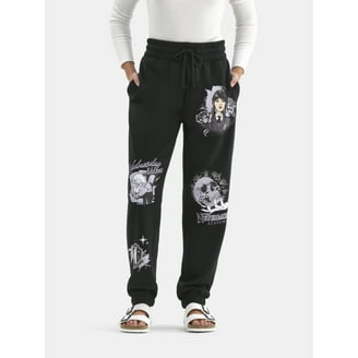 Peanuts Snoopy Women's Varsity Graphic Joggers, 29” Inseam, XXS