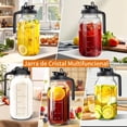 thumbnail image 2 of Ausein 2PCS Jarra de Vidrio de 64oz, Jarra de Agua Modernas con Tapa y Asa, Jarra de Cristal Grande y Resistente para T&eacute;, Jugos y Bebidas, con Cepillo de Limpieza y Varilla Agitadora, 2 of 7