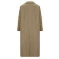 thumbnail image 6 of clear 50% off Usmixi Weekly Deals Wool Jacket for Women Womens Woolen Overcoat Plus Size Casual Solid Open Front Long Coat Long Sleeve Button Lapel Trench Coat Outwear with Pocket Winter Wool Jacket, 6 of 6