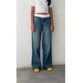 thumbnail image 6 of Vintage Low Rise Washed Straight Leg Jeans Women Fall New Wide Leg Denim Trousers Street Style Wide Leg Jeans Woman, 6 of 19
