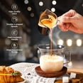 thumbnail image 3 of Juego de 2 tazas para espresso SENTVEND de 120 ml con doble pico vertedor, 3 of 6
