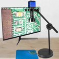 thumbnail image 2 of 13mp 1080p Hdmi Vga Digital Video Monocular Microscope Camera Continus Zoom 130x Zoom C-mount Lens For Phone Repair Soldering, 2 of 5