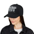 thumbnail image 5 of Trump 2028 Hat Make America Great Again Baseball Cap Donald Trump Take America Back Patriotic USA Adjustable Baseball Hat for Men Women(Black), 5 of 6