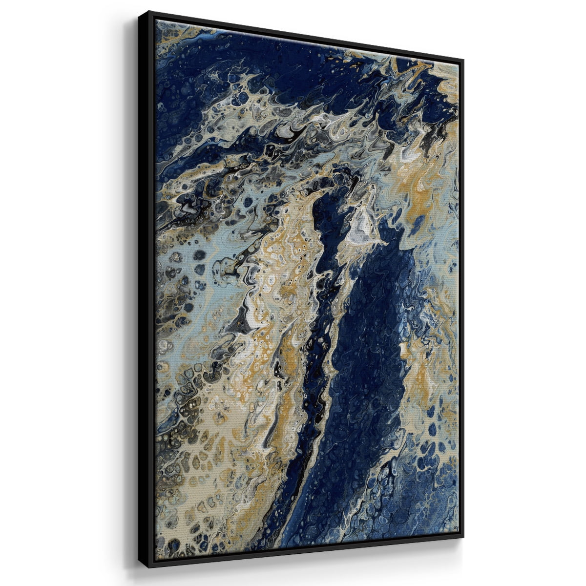 C39 Framed Premium Gallery Wrapped Canvas - Ready to Hang - 25 x 37 - Black Floating Frame