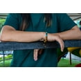 thumbnail image 4 of Tiger Eye, Turquoise and Onyx Tibetan Wrist Mala/Yoga Bracelet for Meditation, 4 of 8