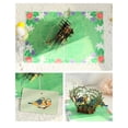 thumbnail image 4 of Tarjeta 3D, Tarjeta De Felicitación, Agapornis Escribibles, Plegables Y Repetibles, Exquisito Para Festivales Para Amigos, 4 of 7