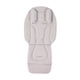 thumbnail image 4 of Cojín para asiento de cochecito de bebé, fácil instalación, acolchado grueso y cálido, universal para cuna. Gris y blanco, 4 of 9