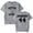 Grey, variant on Off Campus Briar University Team T-Shirt Women Men Casual Crewneck Short Sleeve Tee