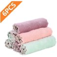 thumbnail image 1 of Dish Clothes, Microfiber Cleaning Kitchen Towel，Super Absorbent Coral Velvet Dishtowels, Nonstick Oil Washable Fast Drying(Color Random), 1 of 7