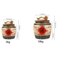 thumbnail image 3 of Ceramic rice storage container with lid, storage container, storage jar, grain container for rice noodles snacks, 3 of 8