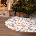 thumbnail image 5 of Defioc Funny Chicken for Christmas Tree Skirt Snowman Xmas Tree Skirt Farmhouse Christmas Decorations Tree Mat for Holiday Party Decor-36", 5 of 6