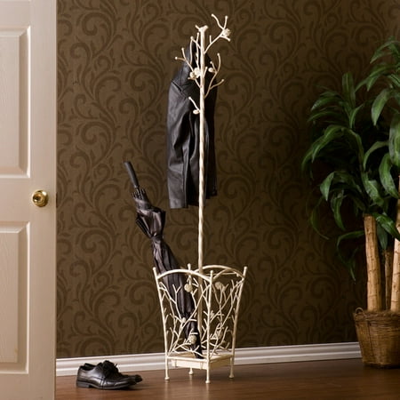 Southern Enterprises Branch and Bird Hall Tree, French Vanilla