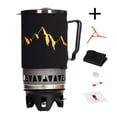 thumbnail image 2 of LJNYFDC Ensemble de Support de Réchaud de Camping Étanche pour l'Extérieur, Conception Ajustable Coupe-Vent, Efficacité Thermique Améliorée, Réutilisable, Portable, Idéal pour le Camping et la Cuisine en Plein Air, Durable et Pratique, 2 of 6